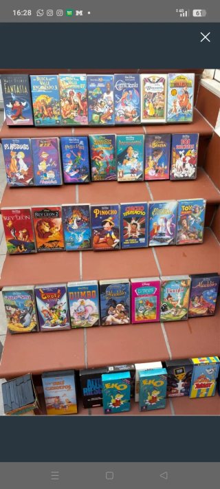 Lote Películas Disney VHS Clásicos Tengo  mas