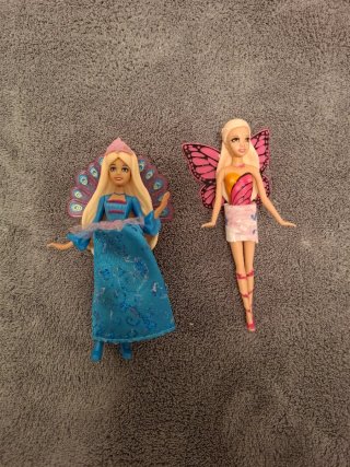 Muñecas Barbie Rosella y Mariposa