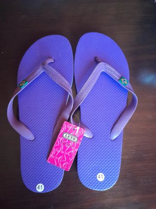 Ciabatte piscina viola LETO taglia 41
