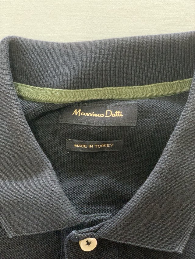 Polo Massimo Dutti Negro