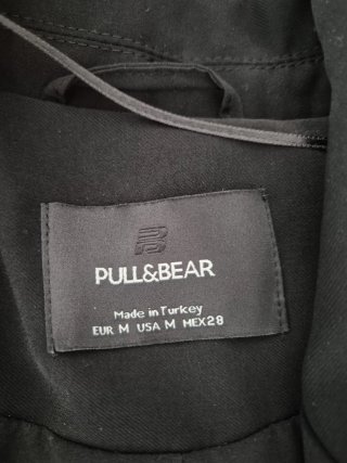 Chaqueta Pull&Bear Negra Mujer