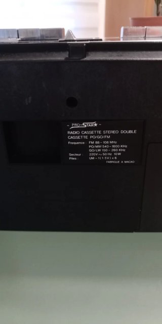 Radio cassette vintage