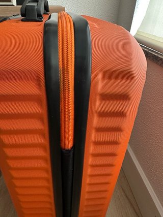 Maleta Valiso Naranja Rígida