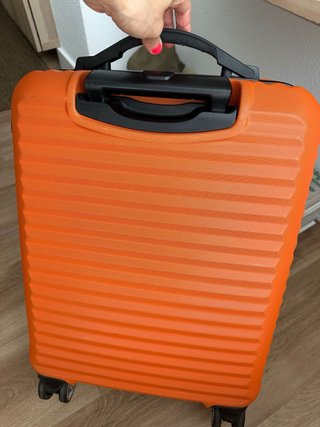 Maleta Valiso Naranja Rígida