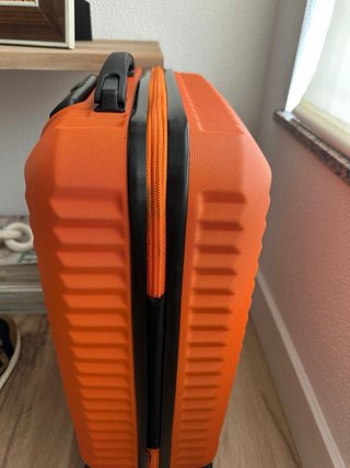 Maleta Valiso Naranja Rígida