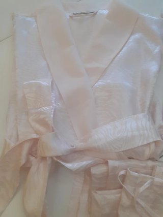 Conjunto pijama y bata lencería fina