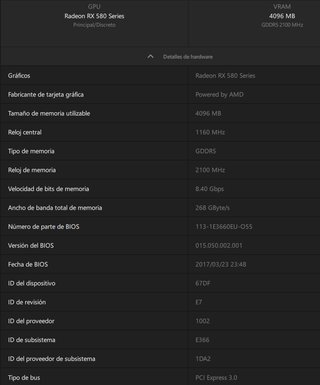 AMD GPU RX 580 4gb Sapphire Nitro