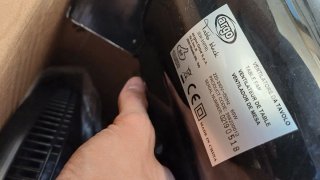 Ventilatore da tavolo Argo Tablo black