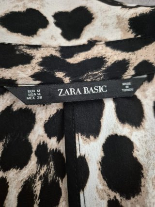 Vestido Zara Basic Animal Print