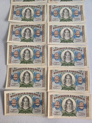 Billetes República Española 2 Pesetas 1938