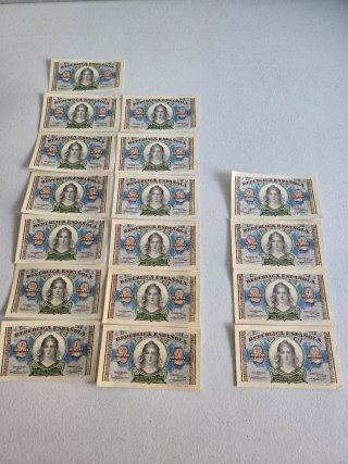 Billetes República Española 2 Pesetas 1938