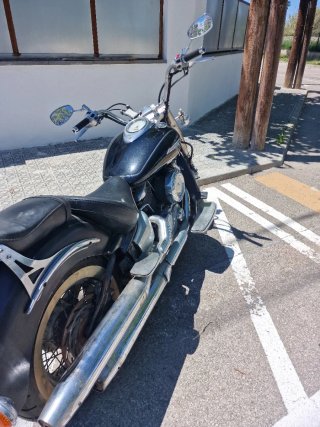 Yamaha Dragstar 1100 Custom Negra