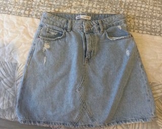 Falda vaquera Zara Talla S