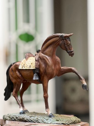 “Caballo Andaluz” de alabastro