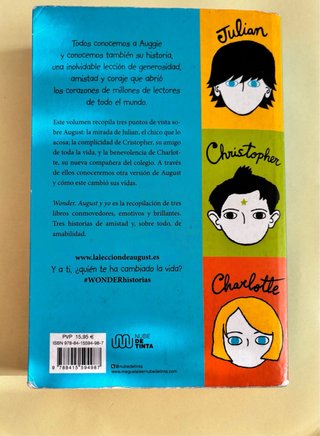 Wonder. August y yo : tres historias de Wonder