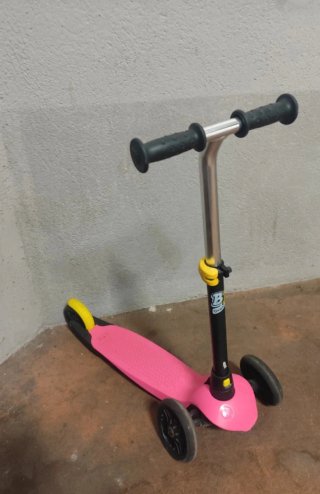 Patinete infantil Oxelo 3 ruedas rosa