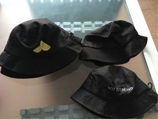 Lote 3 gorros negros chico