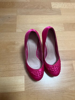 Zapatos de tacón fucsia