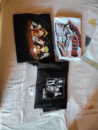 Camisetas Anime Hombres Héroes Talla S