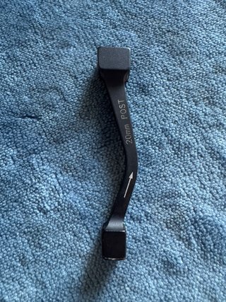 Adaptador pinza de frenos bicicleta 20mm
