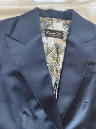 Traje Ejecutivo Massimo Dutti Negro Mujer