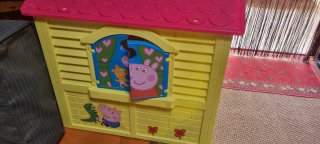 Casita Peppa Pig Amarilla y Rosa