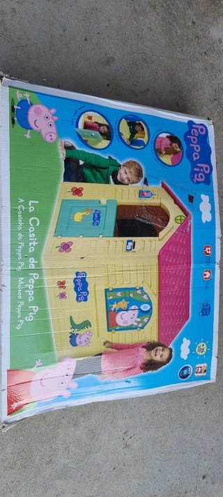 Casita Peppa Pig Amarilla y Rosa