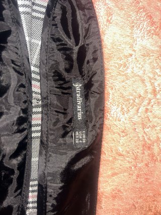 Falda pantalón cuadros gris y rosa