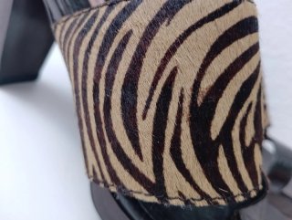 Sandalias tacón Pilar Abril Animal Print Talla 36