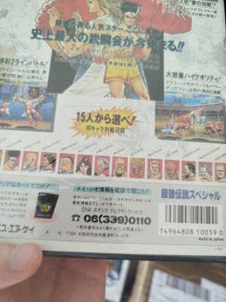 Fatal Fury Special Neo Geo AES SNK Completo