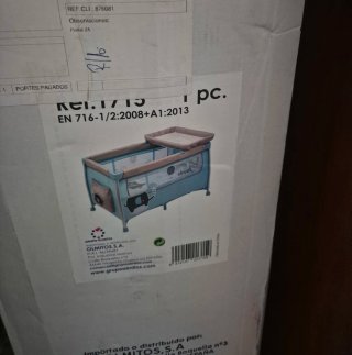 Cuna de viaje Olmitos con cambiador