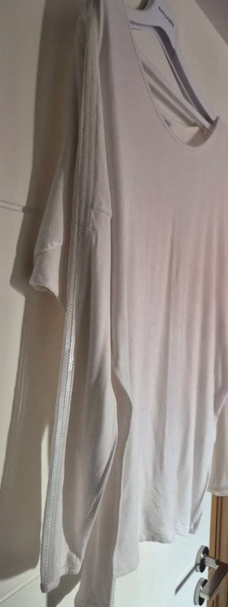 Camiseta Manga Larga Blanca Talla XL