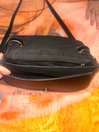 Bolso de hombro negro para mujer