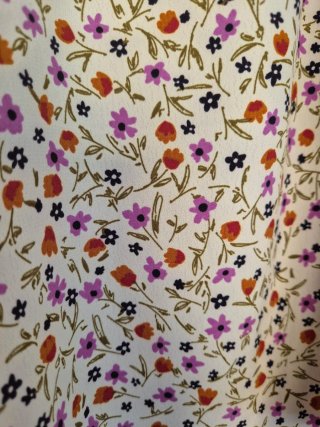 Camisa Zara floral blanca