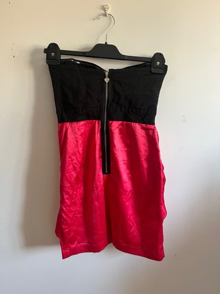 Vestido Miss Sixty Negro y Rojo