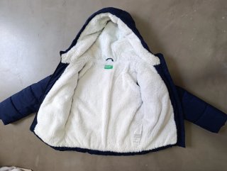 Abrigo unisex azul