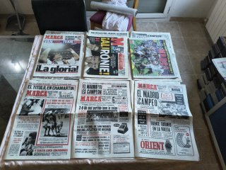 33 Periódicos MARCA Ligas Real Madrid