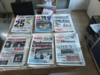 33 Periódicos MARCA Ligas Real Madrid