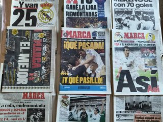33 Periódicos MARCA Ligas Real Madrid