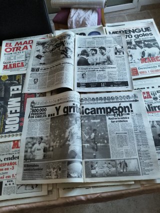 33 Periódicos MARCA Ligas Real Madrid