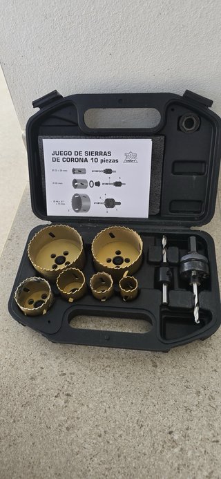 Juego Sierras Corona 10 Piezas