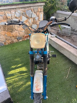 Motor Hispania M80 Azul/Plata 1950