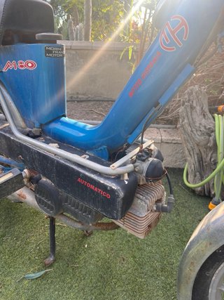 Motor Hispania M80 Azul/Plata 1950