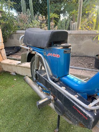 Motor Hispania M80 Azul/Plata 1950