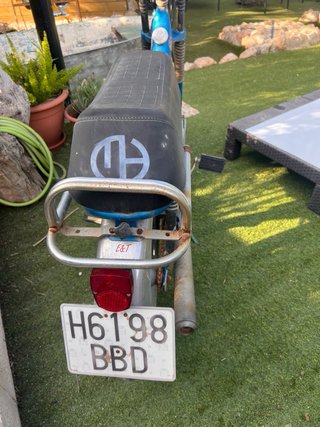 Motor Hispania M80 Azul/Plata 1950