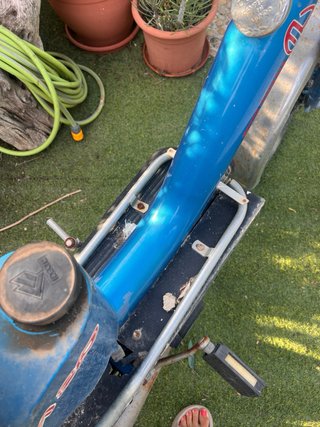 Motor Hispania M80 Azul/Plata 1950