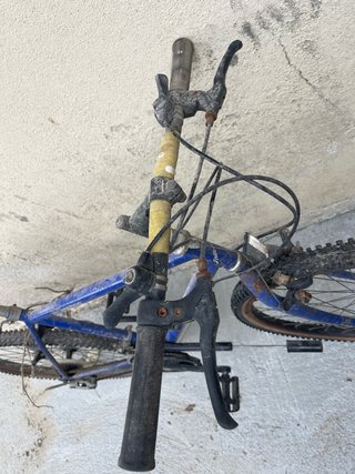 Bicicleta Azul Montaña