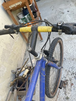 Bicicleta Azul Montaña