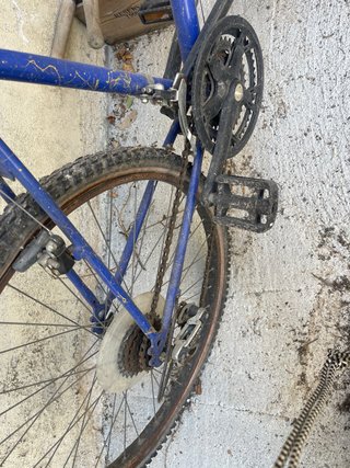 Bicicleta Azul Montaña