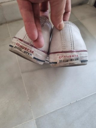 Converse Piel Blancas Talla 43